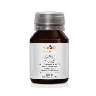 LOCIÓN ROYAL BRONZE AUTOBRONCEANTE DHA 6% · Efecto instantáneo 50 ml